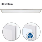 Surface Mounted Panel VOLTAIRE 30x90 72W LED 5760lm 6400K 120° W.90xW.30xH.2,3cm Nickel