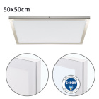 Surface Mounted Panel VOLTAIRE 50x50 48W LED 3840lm 6400K 120° W.50xW.50xH.2,3cm Nickel