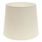 Lampshade CIPRIOTA round & conic fabric PVC8886 with fitting E27 H.20xD.25cm Natural (Raw)