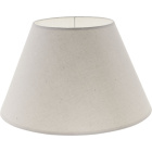 Lampshade CIPRIOTA round & conic fabric PVC8886 with fitting E27 H.21xD.35cm Natural (Raw)