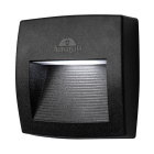 Wall Lamp LORENZA 1xR7s (78mm) 3,5W CCT (3colors) switch IP55 L.15xW.4,5xH.15cm black resin