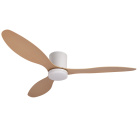 Ceiling fan MISTRAL white/beech 3 blades 48W LED 3000|4000|6500K H.18xD.130cm