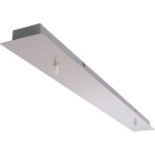 Holder for Ceiling Lamp PORTO without wiring L.123xW.10xH.3cm Chrome