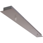 Holder for Ceiling Lamp PORTO without wiring L.150xW.10xH.3cm Satin Nickel