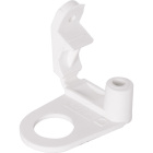 Ring cord grip for flat cables H03VVH2-F, white