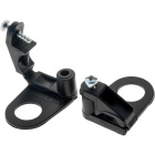 Ring cord grip for flat cables H03VVH2-F, black
