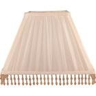 Lampshade POLACO square prism with beads with fitting E27 L.30xW.30xH.23cm Beije