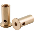 Accessory for cord grip H.2,9xD.1,6cm, in raw brass