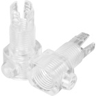 Cord grip with female threaded fixing (M10x1), transparent thermoplastic resin