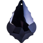 Crystal pendluque 5x3,5cm 1 hole black