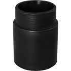 Separator tube of lampshade for E14 Alt.4xD.3,2cm, in black polyethyne