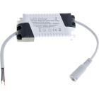 Constant current plug-in led driver AC/DC 300mA, in plastic