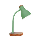 Table Lamp ARGOS 1xE27 H.42xD.15cm Green/Wood