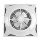 Recessed ceiling fan AC PANEL white, 6 blades, 66W LED 3000-6000K, 59,8x59,8cm