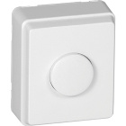 Push-button switch 3700 (1 module) 2A 250Vac in white