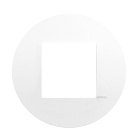 Single Frame QUADRA 45 SIZA VIEIRA, round, in matte white