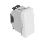 Two-way Switch QUADRA45 (1 module) 10 AX 250Vac in matte white