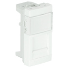 Módulo para conetor RJ45 (1 módulo) alumina (conectores não incluídos) branco