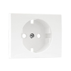 Cover plate SIRIUS70 for earth socket (schuko type) in white