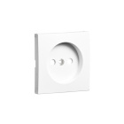 Cover plate LOGUS90 for single phase socket 2P in white