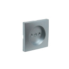 Cover plate LOGUS90 for earth socket (schuko type) in alumina