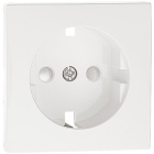 Safety cover plate LOGUS90 for earth socket (schuko type) in white