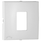 Cover plate LOGUS90 for telephone socket in white