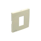 Cover plate LOGUS90 for telephone socket in ivory
