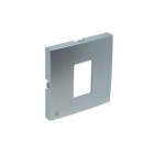 Cover plate LOGUS90 for single RJ45 computer sockets in alumina