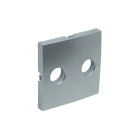 Cover plate LOGUS90 for R-TV sockets in alumina