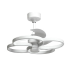 Ceiling fan TREBOL white 3 blades 125W+125W LED 3000|4000|6000K H.45xD.60cm