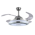 Ceiling fan SOLANO D.107cm 4 retractable blades, with light 36W 3240lm 3000-4000-6000K, RGB and APP