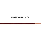 Rigid wire H07V-U 1,5mm2 brown