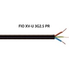 Rigid cable XV-U 3x2,5mm2 black/red