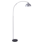 Lámpara de Pie AMALFI 1xE27 A.179xD.30cm plata