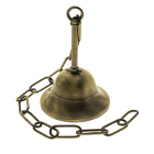 Medium canopy D.11cm with chain, in antique brass