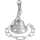 Small canopy D.9cm with  chain, in chrome