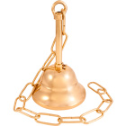 Small canopy D.9cm with chain, in gold