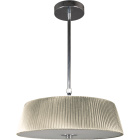 Ceiling Lamp ASTRID small 3xE27 H.Reg.xD.38cm Beije/Chrome