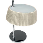 Table Lamp ASTRID 1xE14 L.25xW.25xH.35cm Beije/Chrome