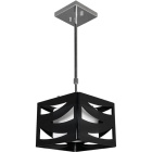 Ceiling Lamp CEPHEUS 1xE27 L.22xW.22xH.Reg.cm Acrylic Black