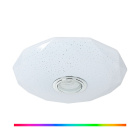 Plafond TRITON D.33cm 18W LED dimmable, RGB and 3000-4000-6000K, APP and speaker white