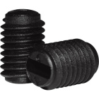 M7x1 grub screw for cord grip and ceiling-roses, black thermoplastic resin, H.10mm