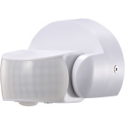 White movement sensor IR IP65, detection angle of 180º/360º, in PC with UV protection