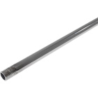 Rigid tube with threaded ends L.35cm M10x1, in chromed iron