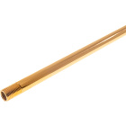 Rigid tube with threaded ends L.35cm M10x1, in golden iron