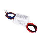 Constant current led driver AC/DC 350mA 3W IP65, in plastic