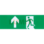 Self-adhesive sign with safety pictogram arrow/ foward 65*200mm