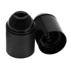 Lampholder E27 3 pieces (plain outer shell, dome, insert), in thermoplastic resin