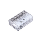 Transparent compact connector for cable 5 poles 0,2-2,5mm2 450V 24A (box 50pcs)